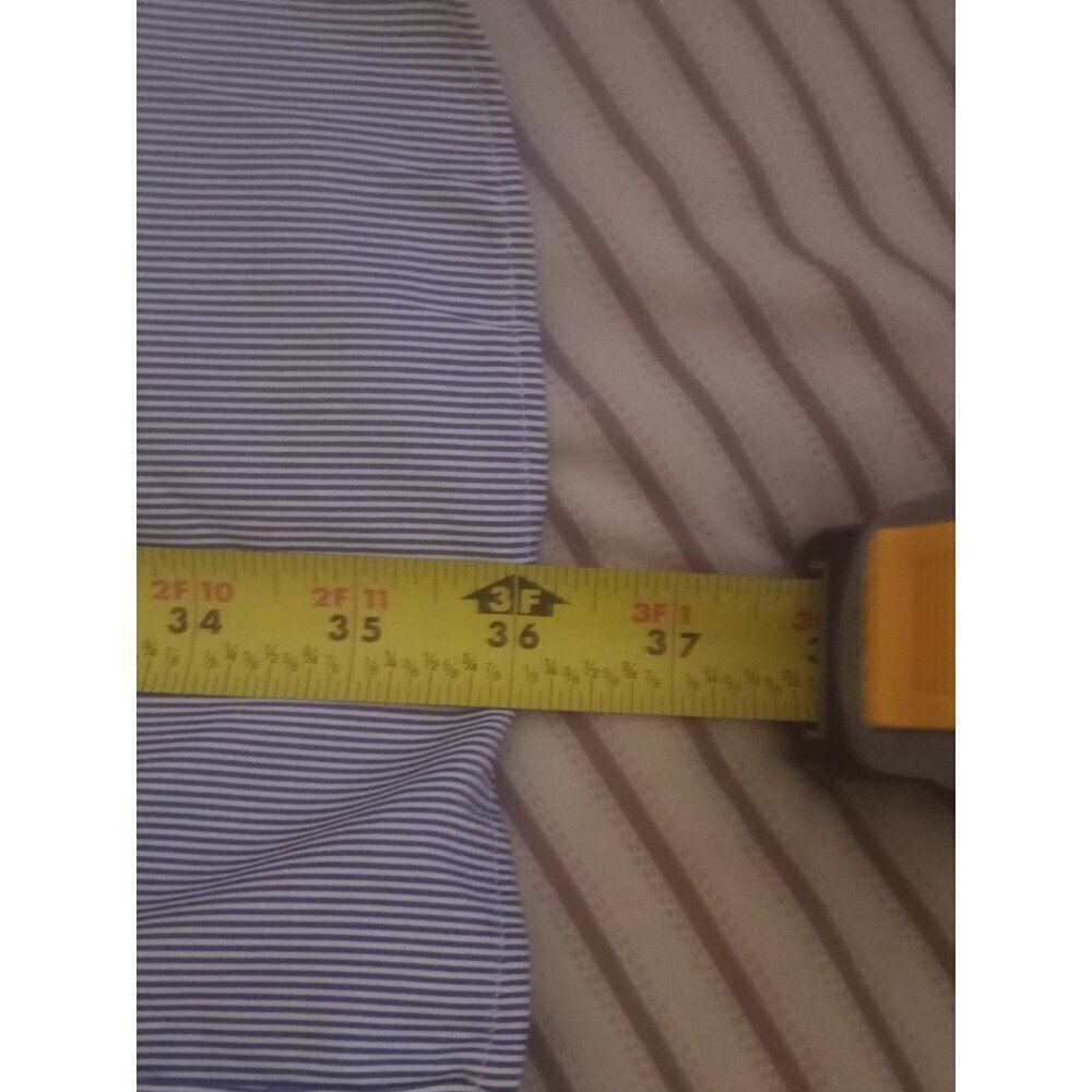 Roundtree & Yorke Men's Long-Sleeve Shirt 3XT Blue Striped Luxury Cotton NWT - Picture 13 of 13